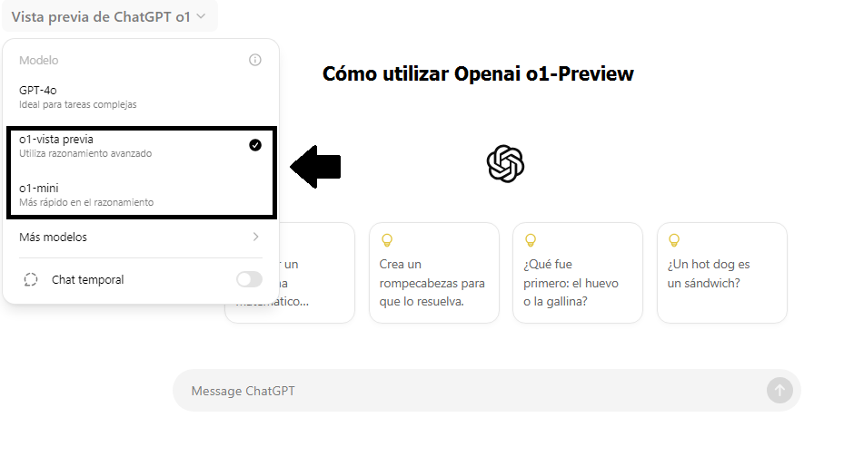 Cómo utilizar Openai o1-Preview